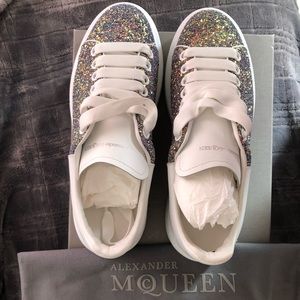 Authentic! Alexander McQueen Glitter Sneakers